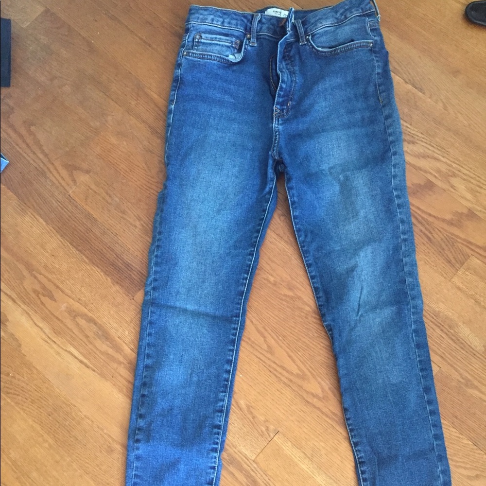 Forever 21 High Rise Skinny Jeans